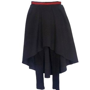 NWT asymmetrical skirt w attached leggings